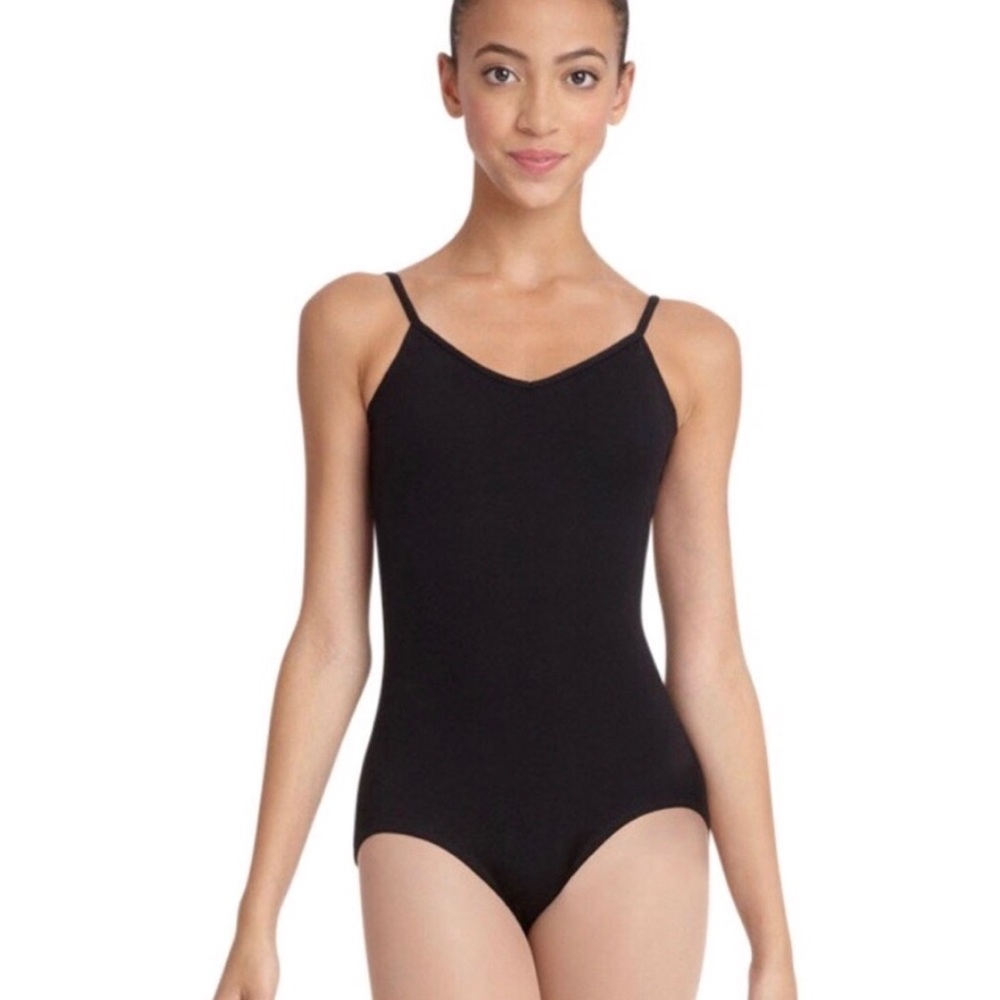 Capezio size L kids black dance leotard